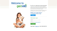 Desktop Screenshot of genvet.com.au